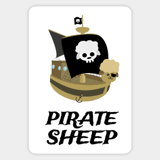 Funny Sheep | Pirate Ship | Puns Jokes | Gift Ideas Sticker